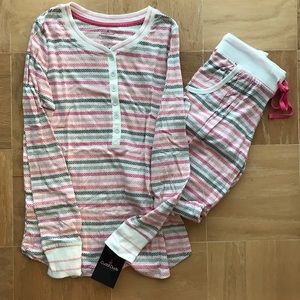 NWT Cuddl Duds Pajama Set